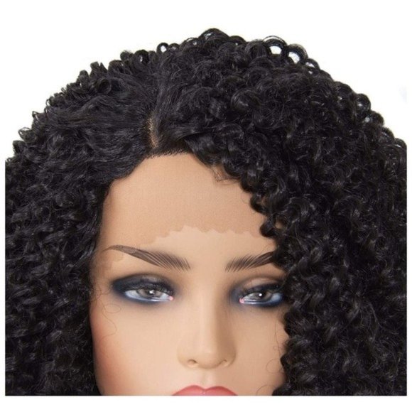 Afro kinky Curly Lace Front Wigs - Picture 4 of 5